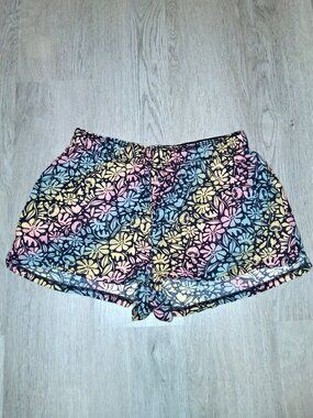 Victoria's Secret PINK Boxy Sleep Shorts Pajama Lounge Size XS Mushrooms Floral